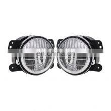Shanghai Sanfu Car Accessories Fit For Jeep W Rangler JK 07-17 J343 LED Smiley Fog Light DRL Halo Ring Amber Signal Lamp