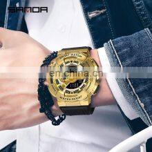 SANDA 9004 Hot Sale High-grade Men Watch Multifunctional Mirage Digital Wristwatch Logo Watch thumbnail-4