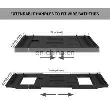 Wholesale Bamboo Black Bathroom Bathtub Caddy Tray For High Quality And Promotional thumbnail-5