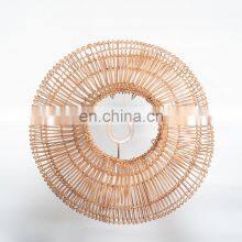 Rattan Lamp Shade Hanging Pendant Light, Boho Chandelier Light, Woven Lamp Light Shade Vietnam Cheap Wholesale thumbnail-5