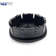 For BMW Alcantara Leather Steering Wheel Airbag Cover Trim Cover White/Black/Red Stitching thumbnail-3