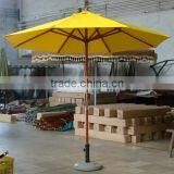 High Quality Garden Furniture Chinese Silk Fancy Parasol Green Color Outdoor Umbrella thumbnail-6