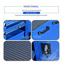 Professional Mechanic Tool Cart for Machine Shop | Rolling Tool Chest | With Ball-Bearing Drawers & Ergonomic Handle thumbnail-2