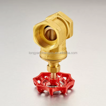 TF Brass Manual Gate Valve PN16 1-2 Inch NPT BSP Female Thread Forged for Water or Oil thumbnail-5