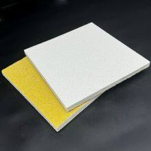 Light Weight Mineral Fiber Board Fire Resistant Ceiling Tile for Office and Public Building thumbnail-2