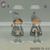 Metal Boy and Girl With Candle Holder Parts for Decorating Home thumbnail-3