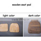 MCH-1505 75cm Height Metal White Stool With Wooden Seat Top thumbnail-3