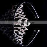 Fashion Women Crown With Rihnstone Wholesale thumbnail-4