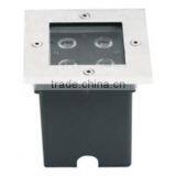 4X1W LED Recessed Stainless Steel Underground Light for Outdoor or Garden Decoratrion thumbnail-1