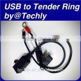 Techly USB To Tender Ring 7.5A Fuse Lead Electronic Wire Harness thumbnail-1