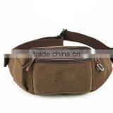 2015 New Style Retro Camel Canvas Waist Bag for Man thumbnail-1