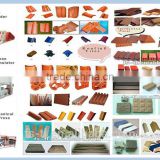 Double Clay Roofing Tile Moulding Machine/ Roofing Tile Mould Series
