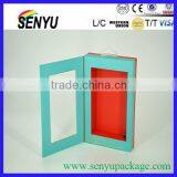 2015 Hot Sell Customized Packing Box With Soft Pvc Plastic Window