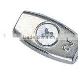Zinc Alloy Steel Electric Galvanized Casted Egg Shaped Wire Rope Clip 2-6mm Quality Choice thumbnail-6