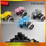 Simulation LED Luminous Creative Camera Sound Keychains Cute Toys Bag Hangings