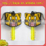 Eco-friendly colorful 3d pvc wholesale key cap
