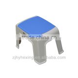 Colorful square plastic household stool (medium)