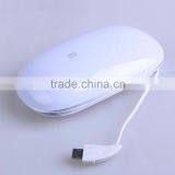 AWC808 5200mah Mouse Shape Cute Built in Cable Small Appliance Charger Portable Phone Charger thumbnail-4