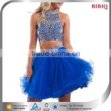 korean fashion blouse skirt dress top short puffy cute short homecoming dresses blue low half price prom dresses                        
                                                Quality Choice