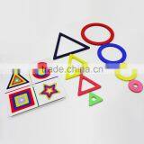 Gradient Assembly Game Set Jigsaw Green Wood Children Preshchool Educational Shape Size Color thumbnail-5