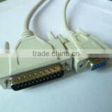 Durable DB9F to DB25M Cable