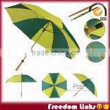 Straight Wooden Umbrella With Wooden Handle