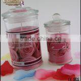 2016 Amazing Home Decoration Glass Jar Scented Candles With Lid thumbnail-5