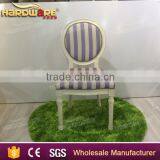 Commercial French Round Back Chairs Fabric Hotel Dining Banquet Chairs thumbnail-3