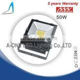 Factory Price 50W Flood Light Led IP65 Waterproof Outdoor Led Flood Light Meanwell Driver With 5 Years Warranty High Brightness thumbnail-2