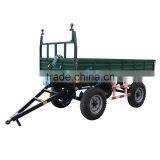 Three Tons 2 Axle Farm 4-Wheel Tractor Trailer