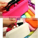 2016 Nice Deisgn Colorful Popular Durable silicone cosmetic bag