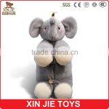 OEM Plush Elephant Shape Body Pillow Adult Travel Folding Pillow thumbnail-3