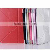 Pu Leather Three Folder Transformers Case for Tablet For Ipad Air Case D0107