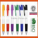 Promotional High Quality White Plastic Ballpoint Pen With Logo Cushy Pen Office & School Supplies thumbnail-2