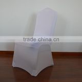Cheap white spandex wedding chair cover for sale