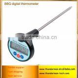 For BBQ,Coffee and Milk With Temperature Function Big LCD Portable Digital Food Thermometer