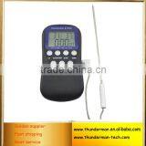 Kitchen Cooking Food Probe Big LCD Digital Thermometers With Time-meter