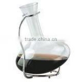 wine decanter/glass wine decanter with lid