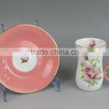 2015 New Chinese Ceramic Antique Coffee Cups and Saucers Set thumbnail-3