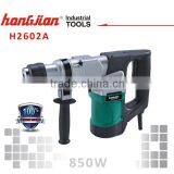 H2602A 850W Electric Rotay Hammer Drill Demolition Hammer 26mm Ideal Power Tools