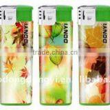 CR Refillable Electronic Lighter With Pvc and Copper Valve