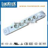 5 WAY GERMANY TYPE POWER STRIP WITH USB CHARGER thumbnail-1