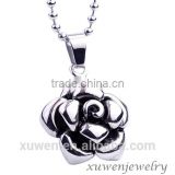 enamel rose shape 316l stainless steel hot jewelry