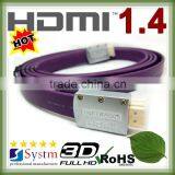 High End 1.4v Flat HDMI Cable Assemblies