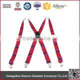 Mens Custom Personalized Printing Elastic Suspenders thumbnail-4