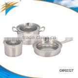 Stainless Steel 201 6pcs Casserole Sauce Pot Fry Pan thumbnail-1