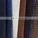 PVC Leather for Sofa Upholstery Fabric Usage With Crocodile Emboss thumbnail-1