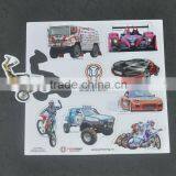 Flexible Magnetic Puzzle for Fridge , Die Cut Car Shape Car Fridge Magnet Puzzle