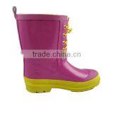 Kid Summer United Style Lace-up Summer Rain Boots