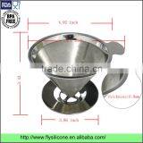 Christmas Family Gift Premium Stainless Steel Custom Coffee Cone Dripper
